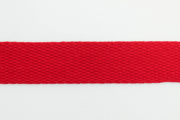 Gurtband Baumwolle 25mm rot (1 m)